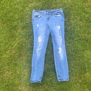 Aeropostale blue jeans ripped size 10 used